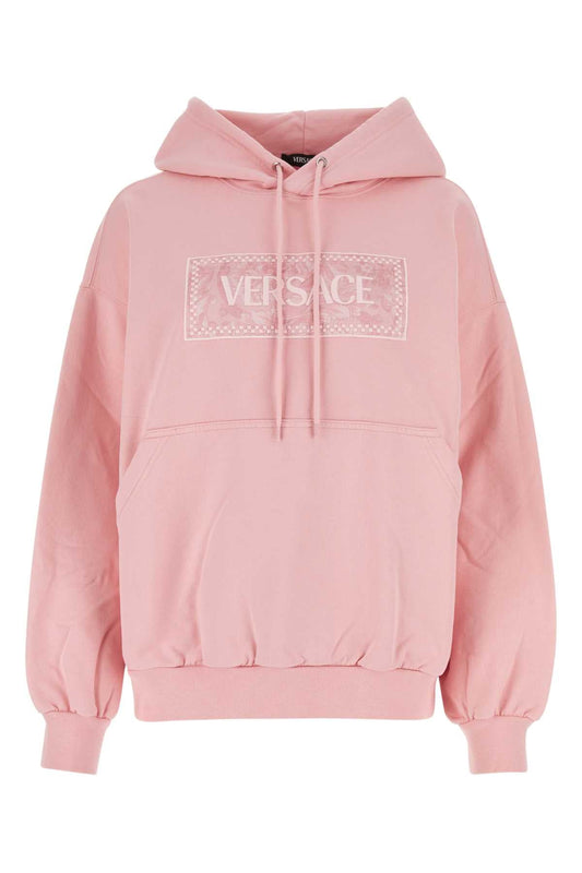 Versace ヴェルサーチピンクコットンスウェットシャツ - Image 1