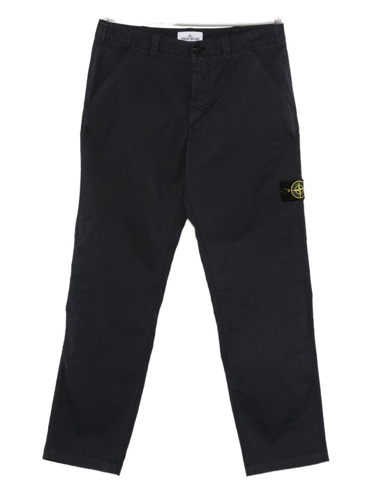 Stone Stone Island ロゴ コットン カーゴ トラウザーズ - Image 1