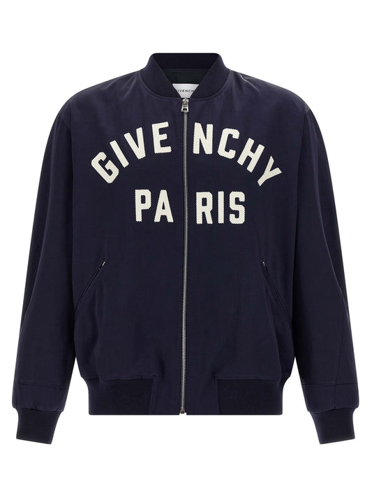 Givenchy Givenchy Logo Bomber Jacket - Image 1