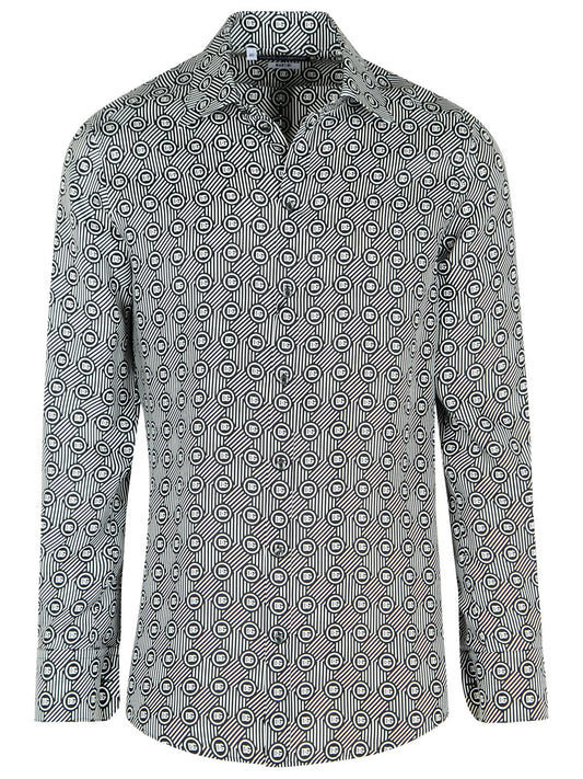 Dolce ドルチェ＆ガッバーナブラックシルクシャツ - Image 1