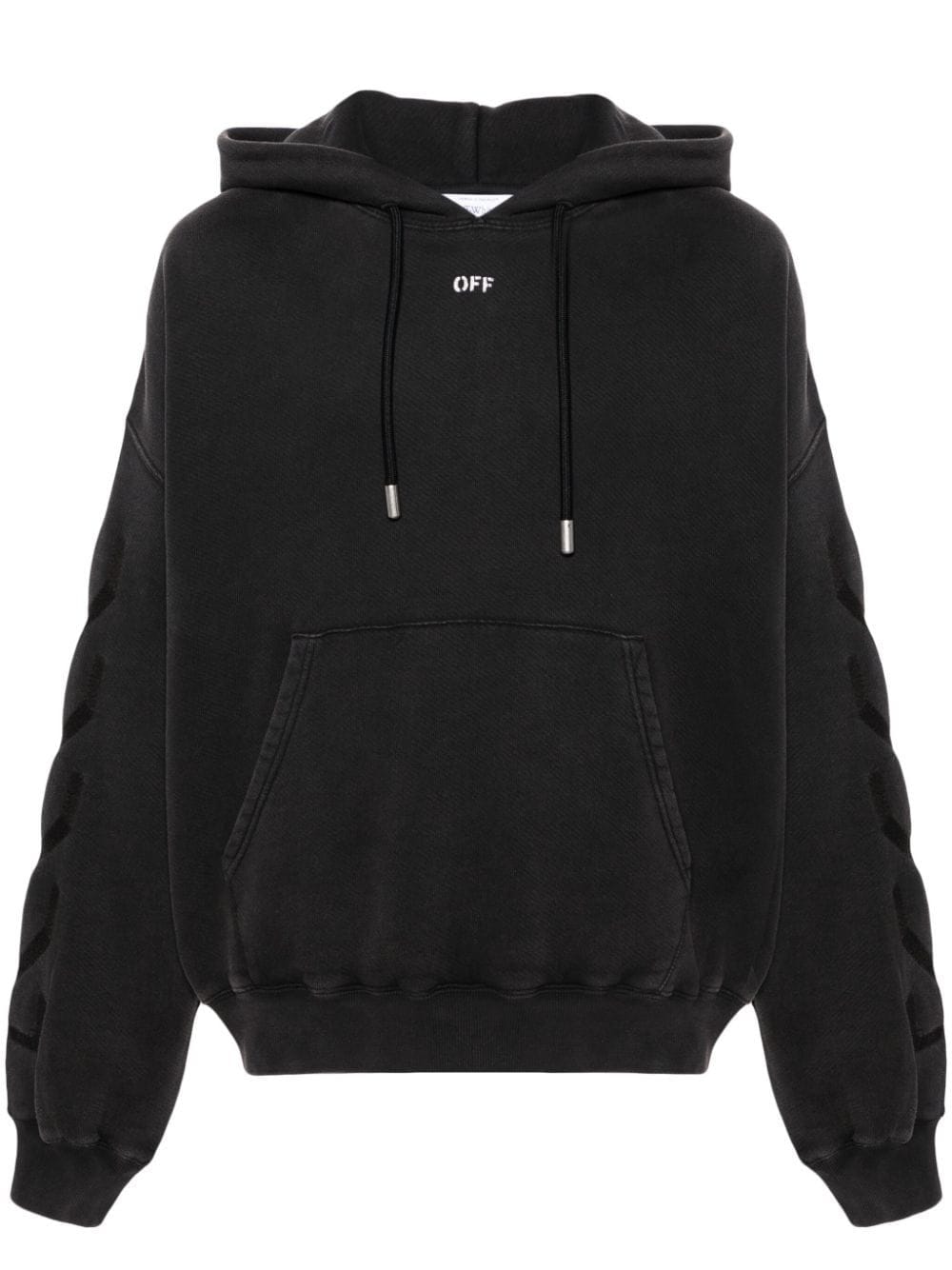 Off Off White Logo Cotton Hoodie - Image 1