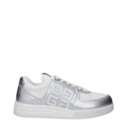 Givenchy Givenchy Sneakers Uomo Pelle Bianco/Argento - Image 1