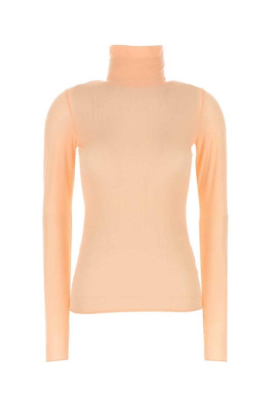 Monot Dries Van Noten Pinkストレッチナイロントップ - Image 1