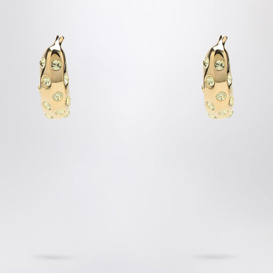 Jacquemus Jacquemus Banana Earrings With Rhinestones - Image 1