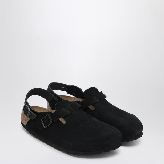 Birkenstock Birkenstock Black Suede Tokyo Ciabatta - Image 1