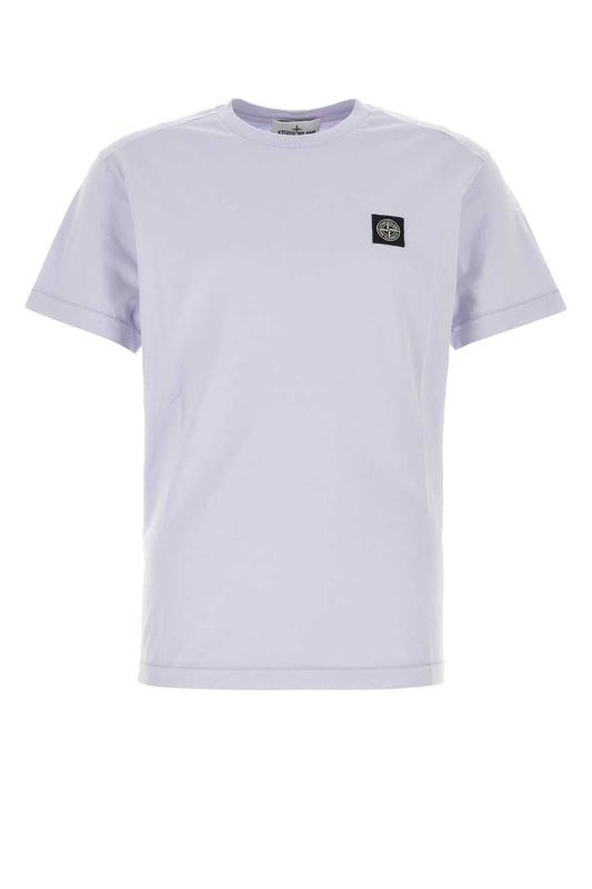Stone Stone Island Lilac Cotton T Shirt - Image 1