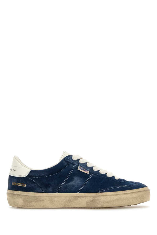Golden Golden Goose デラックス ブランド ブルー スエード ソウル スター スニーカー - Image 1