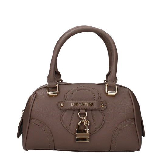 Moschino モスキーノのハンドバッグが大好きな女性ポリウレタングレー/トルトラ - Image 1
