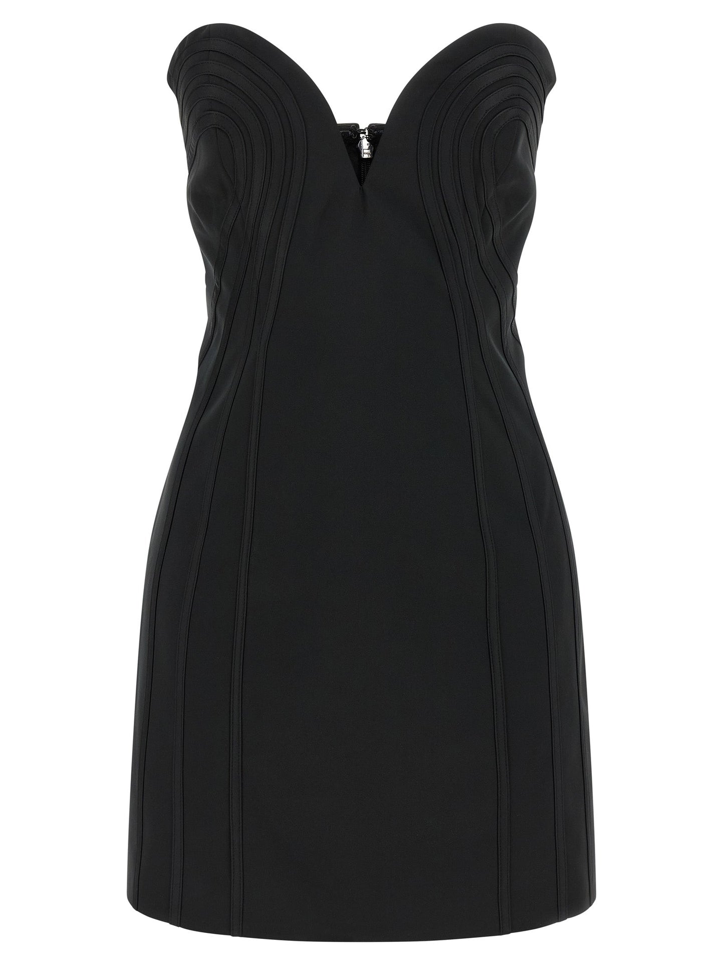 Rotate Birger Christensen「Satin Mini」ドレスを回転させます - Image 1