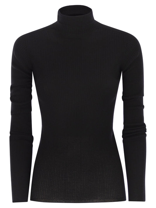 Sportmax SportMax Niagaraウールタートルネックジャンパー - Image 1