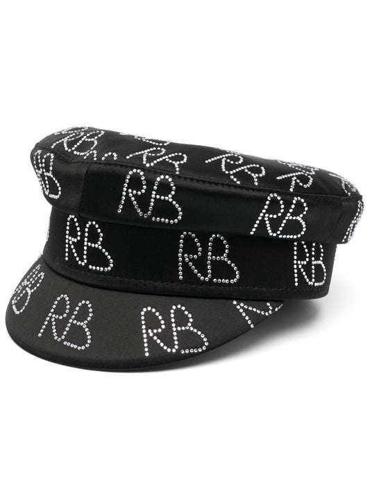 Ruslan Ruslan Baginskiy Baker Boy Logo Strass Hat - Image 1