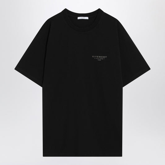 Givenchy Givenchy Black Cotton T Shirt With Logo - Image 1