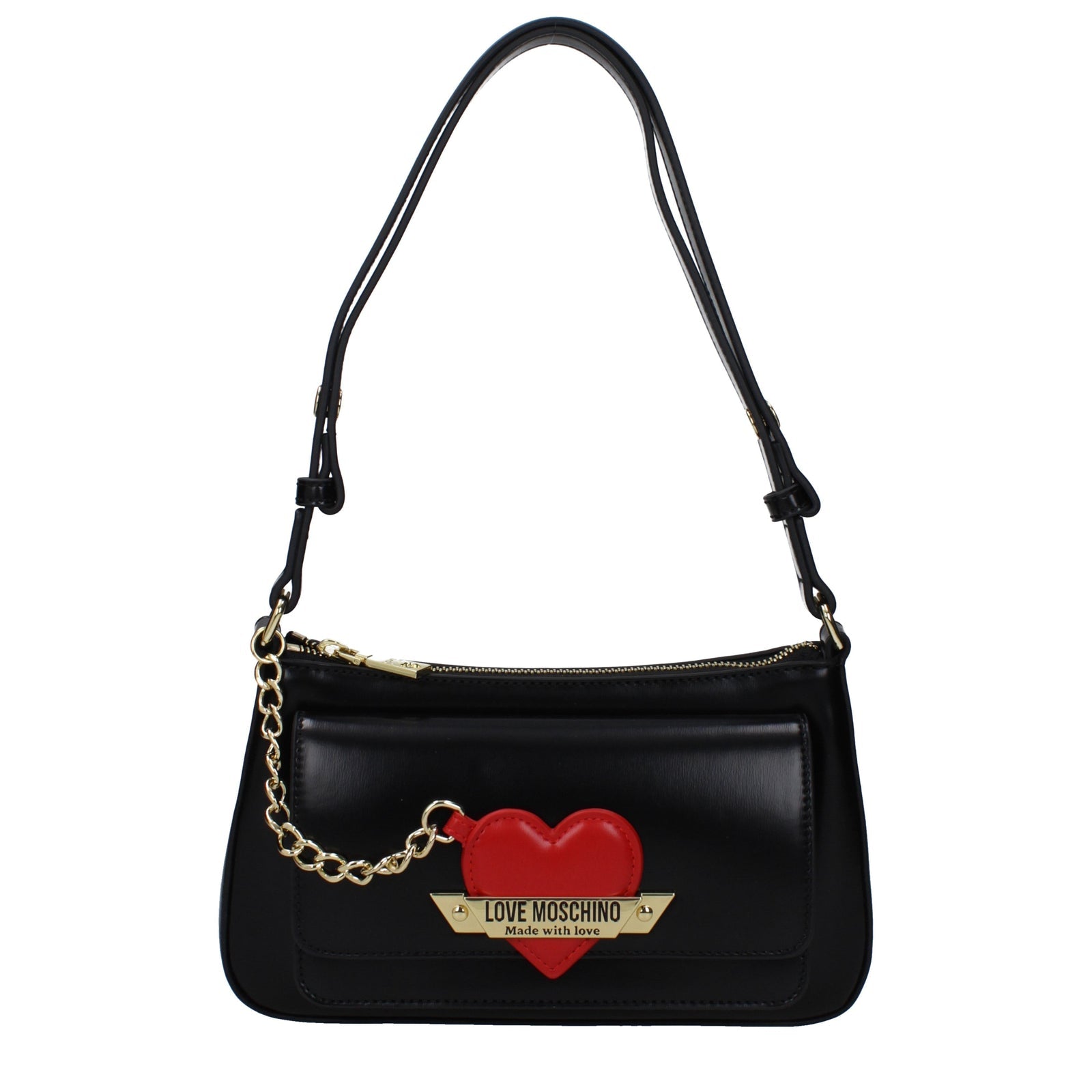 Moschino モスキーノのショルダーバッグが大好きな女性ポリウレタンブラック - Image 1