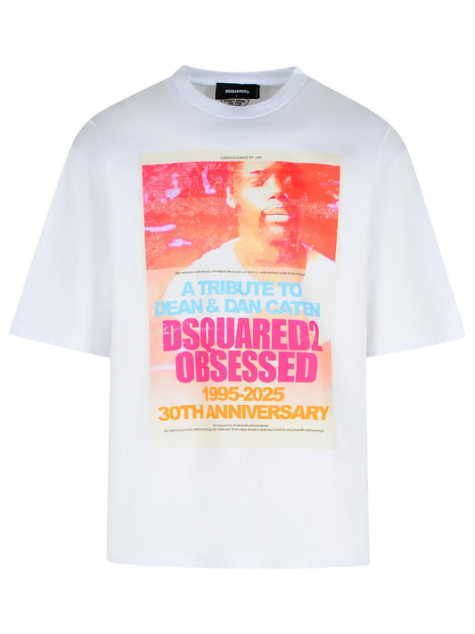 Dsquared2 Dsquared2ホワイトコットンTシャツ - Image 1