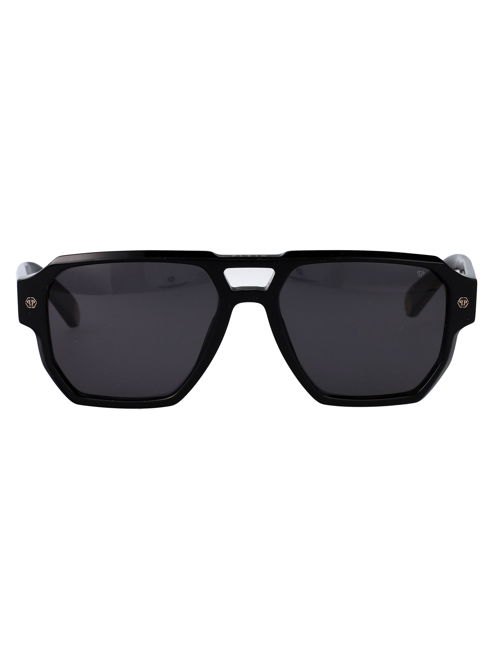 Philipp Philipp Plein Geometric Sunglasses SPP200 V 0700 - Image 1