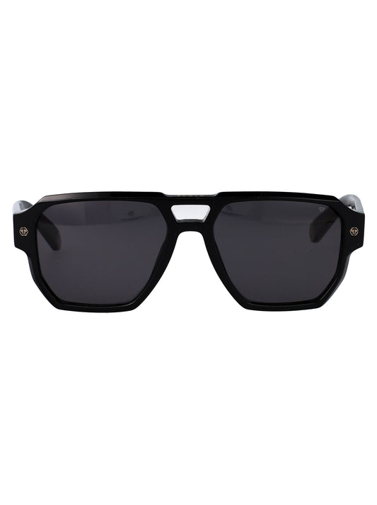 Philipp Philipp Plein Geometric Sunglasses SPP200 V 0700 - Image 1