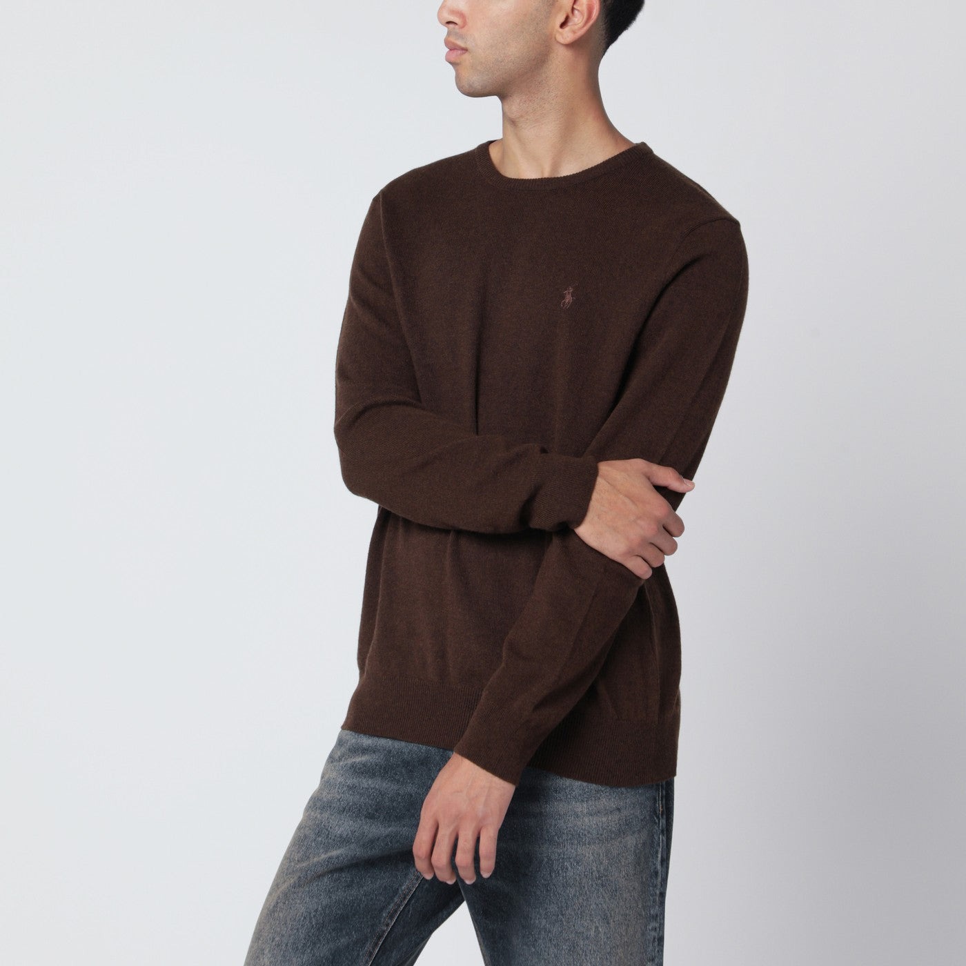 Polo ポロラルフローレンブラウンウールセーター - Image 1