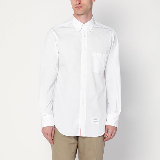 Thom Thom Browne White Button Down Cotton Shirt - Image 1