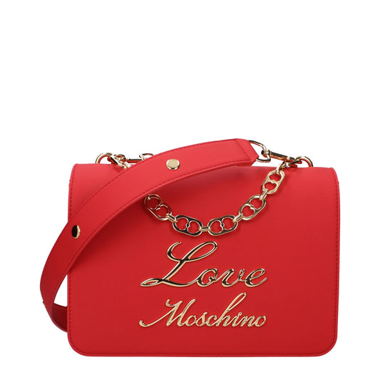 Moschino モスキーノのハンドバッグが大好きな女性ポリウレタンレッド - Image 1