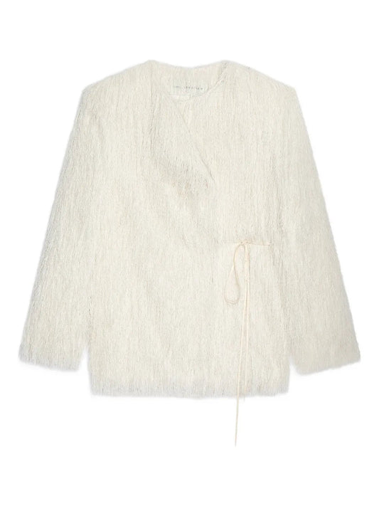 Monot Dries Van Noten Fringed Lap Jacket - Image 1