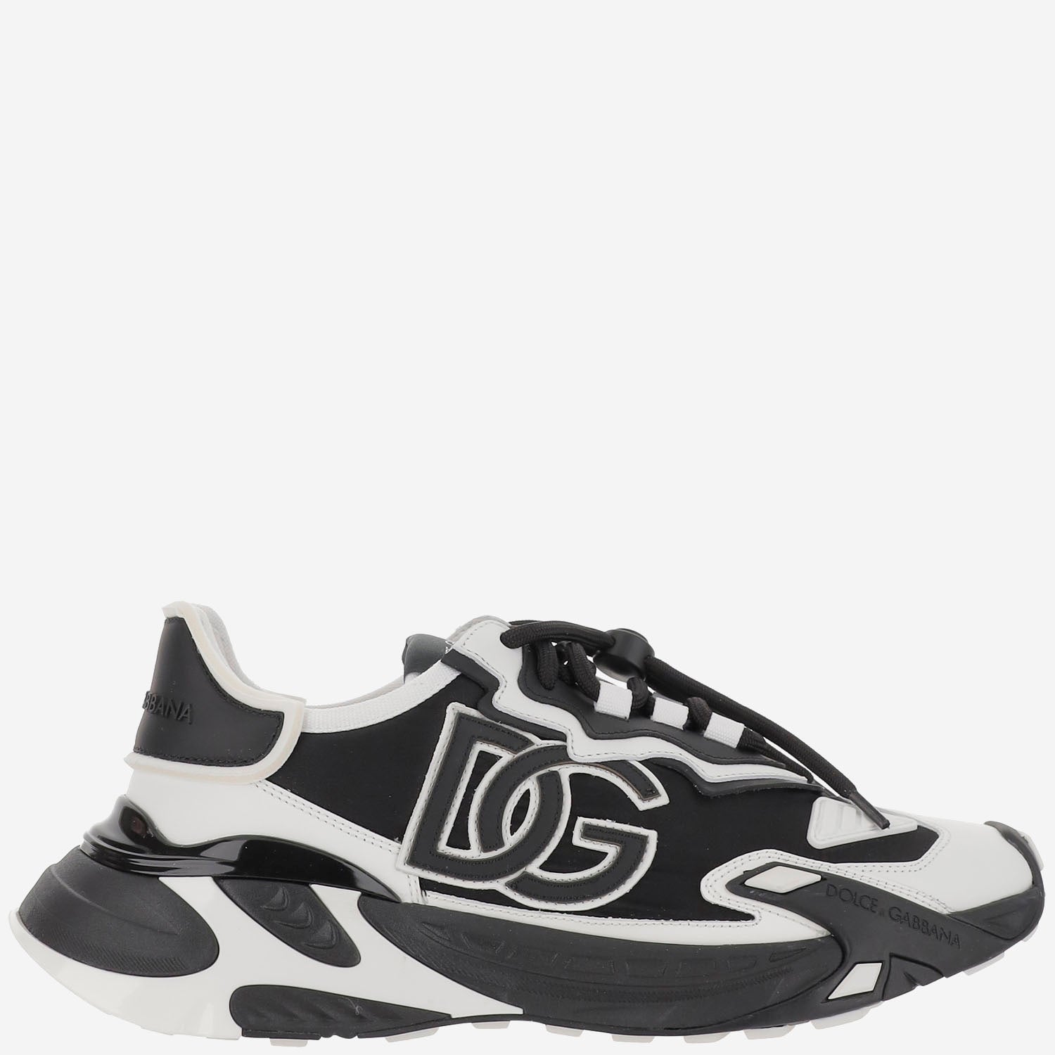 Dolce Dolce＆Gabbanaは、刺繍されたロゴを備えた分厚いスニーカーです - Image 1