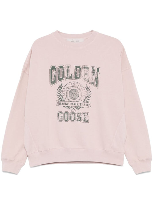 Golden ゴールデングースロゴオーガニックコットンスウェットシャツ - Image 1