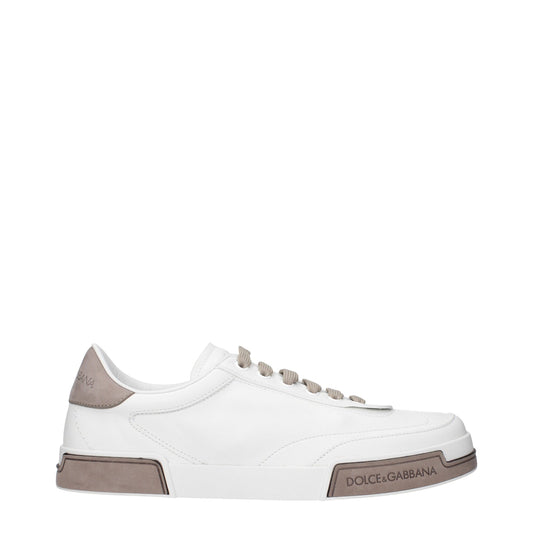 Dolce ドルチェ&ガッバーナ スニーカー ポルトフィーノ ヨット メンズs ホワイト/鳩革 - Image 1