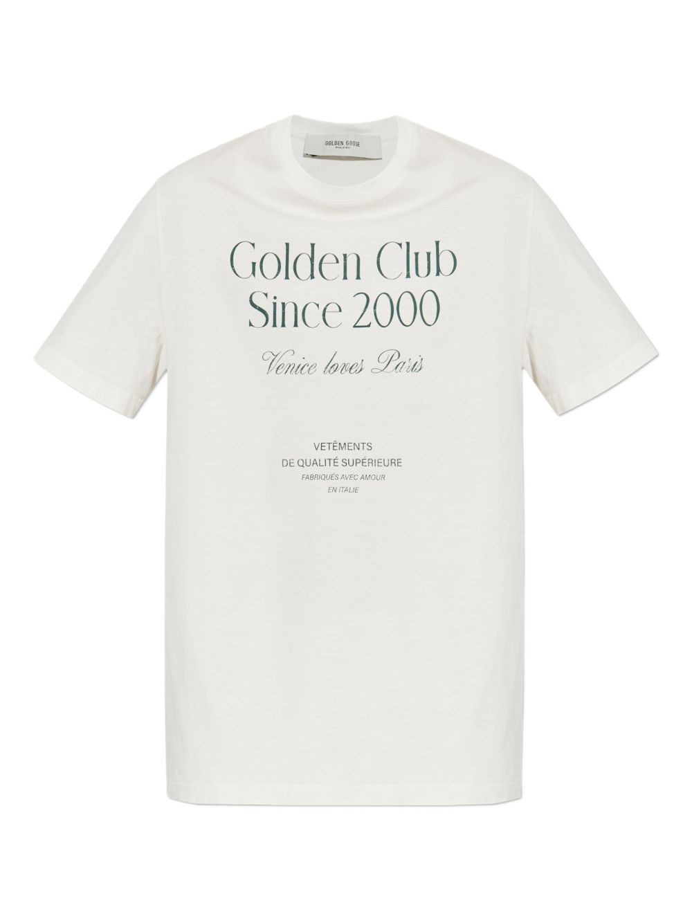Golden ゴールデングースロゴコットンTシャツ - Image 1