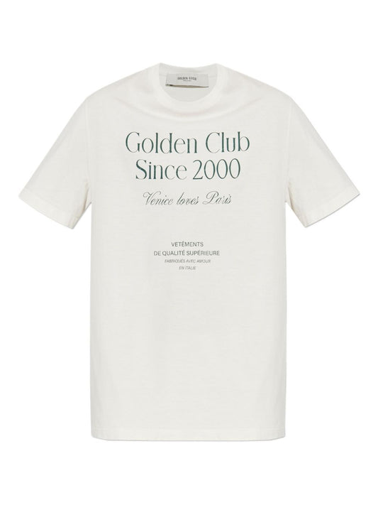Golden ゴールデングースロゴコットンTシャツ - Image 1