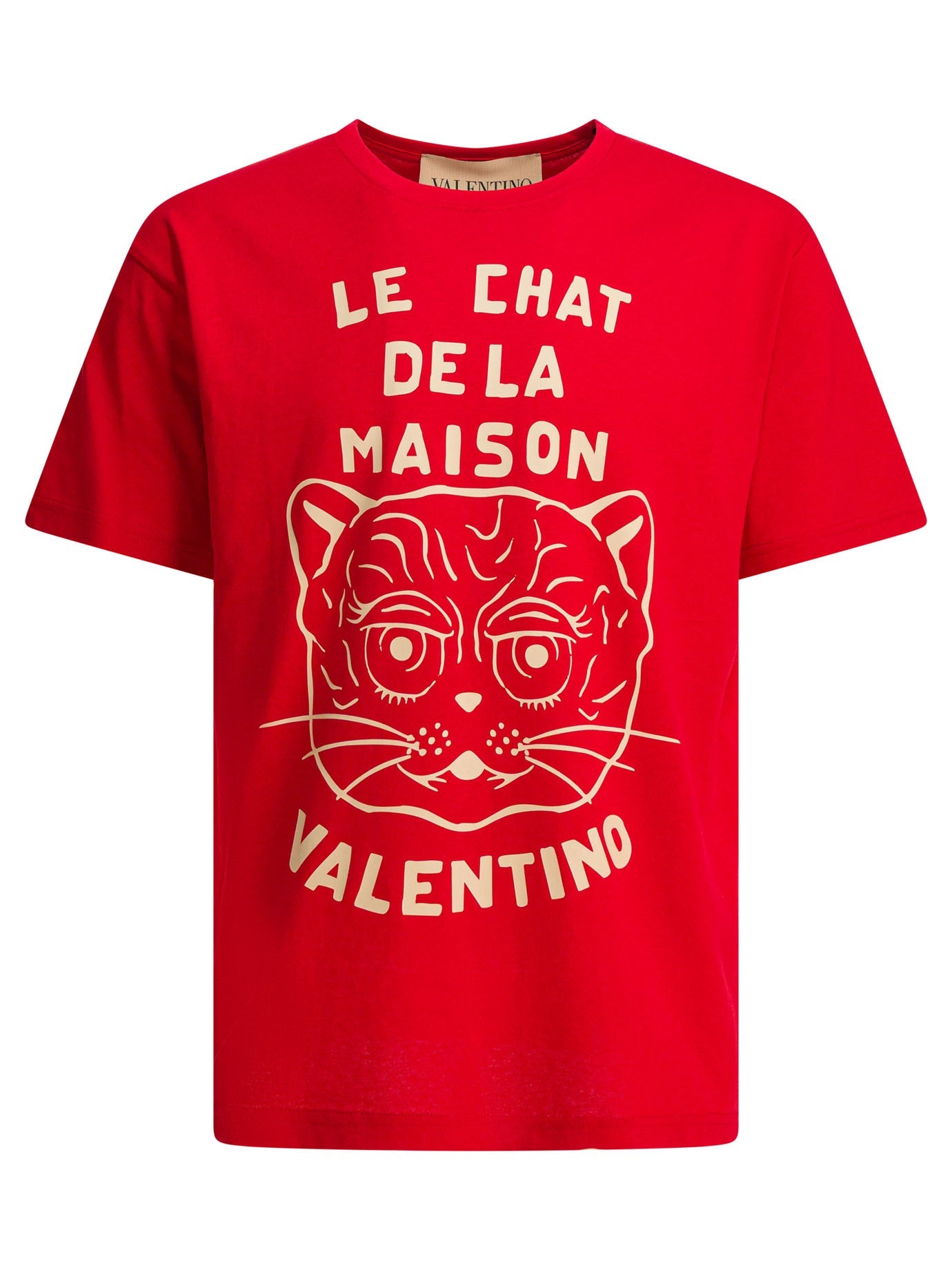 Valentino ヴァレンティノ「Le Chat De La Maison」T シャツ - Image 1