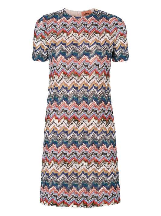 Missoni ミッソーニウールブレンドショートドレス - Image 1