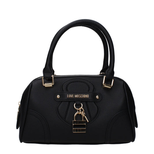 Moschino モスキーノのハンドバッグが大好きな女性ポリウレタンブラック - Image 1
