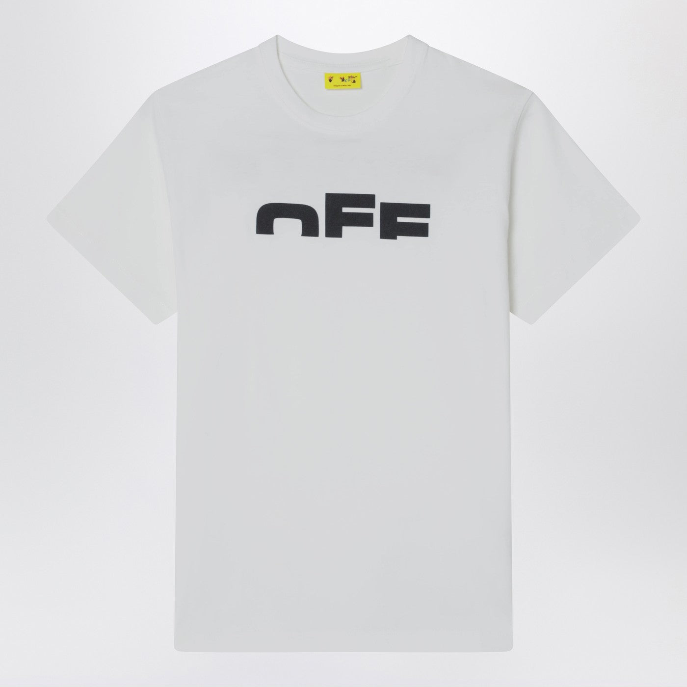 Off Off White™ ザ タイプ ロゴ T シャツ ホワイト/ブラック - Image 1