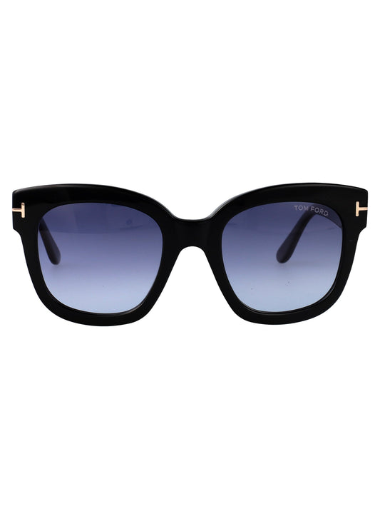 Tom Tom Ford Geometrical Sunglasses Ft0613 01 W - Image 1
