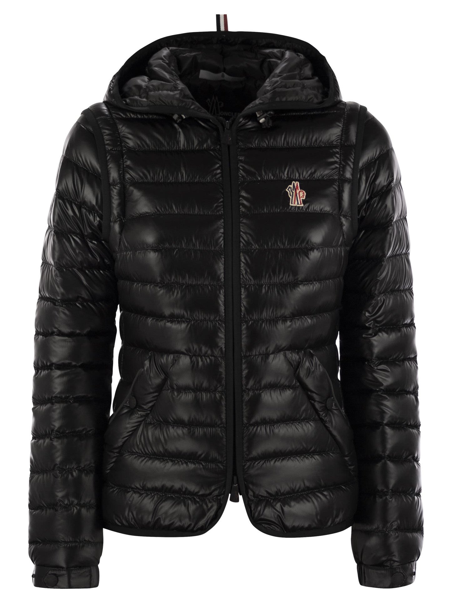 Moncler モンクラーグレノーブルカルラ2 In 1フード付きショートダウンジャケット - Image 1
