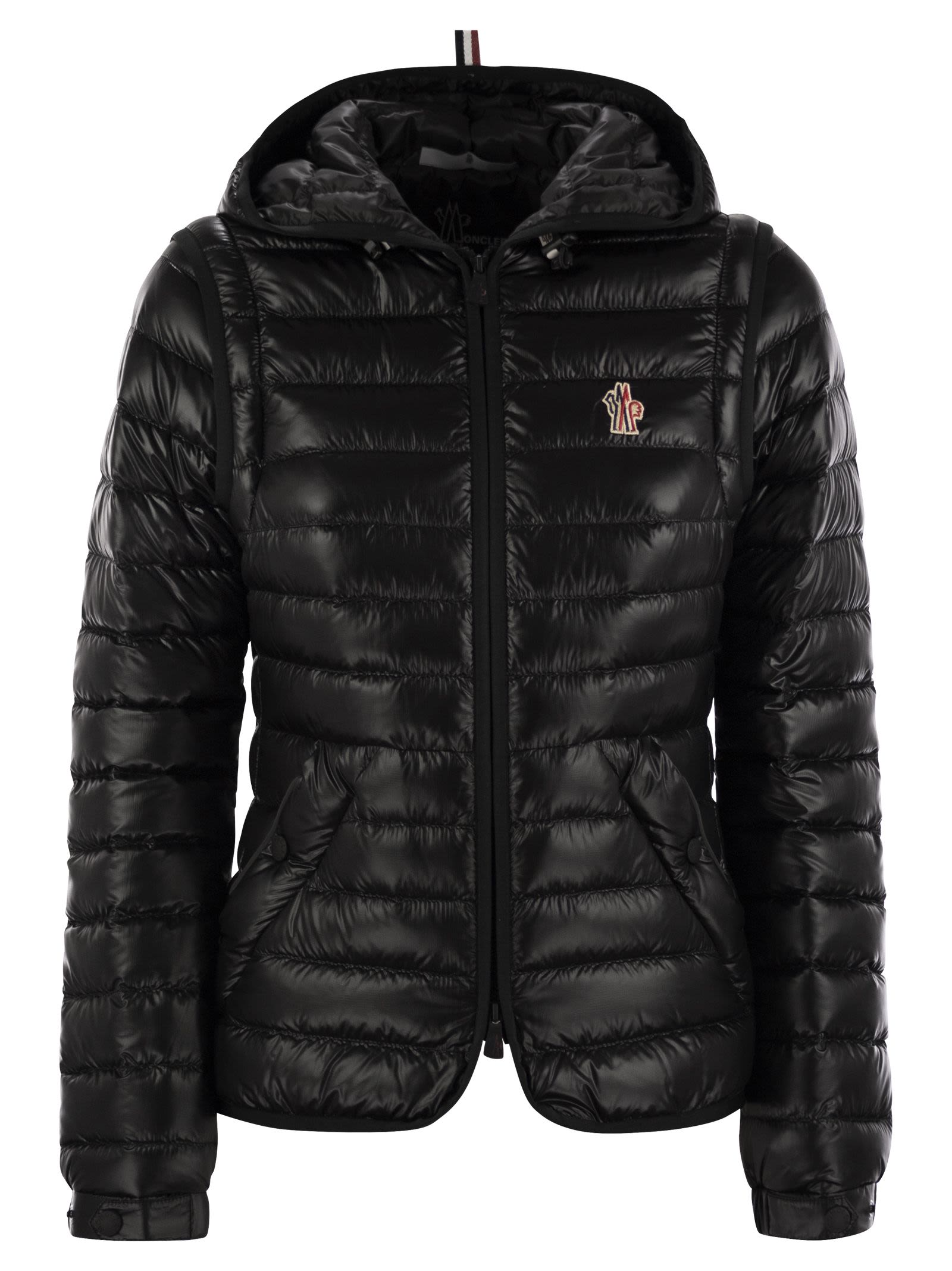 Moncler モンクラーグレノーブルカルラ2 In 1フード付きショートダウンジャケット - Image 1