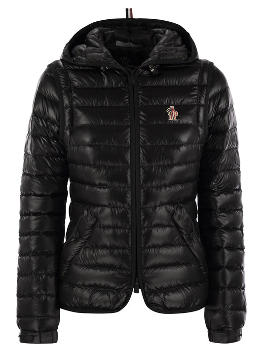 Moncler モンクラーグレノーブルカルラ2 In 1フード付きショートダウンジャケット - Image 1