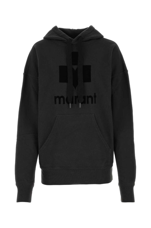 Marant イザベル・マラン・エトワイル・ブラックコットン・ブレンド・マンセル・スウェットシャツ - Image 1