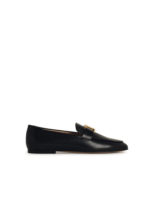 Tods トッド 'S ブラックリアローファー - Image 1