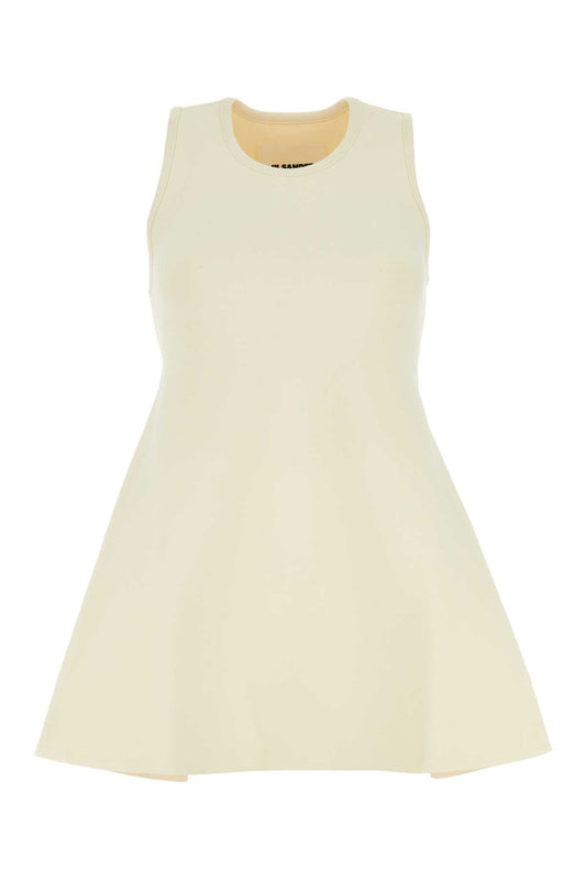 Jil Jil Sander Ivory Viscose Blend Top - Image 1