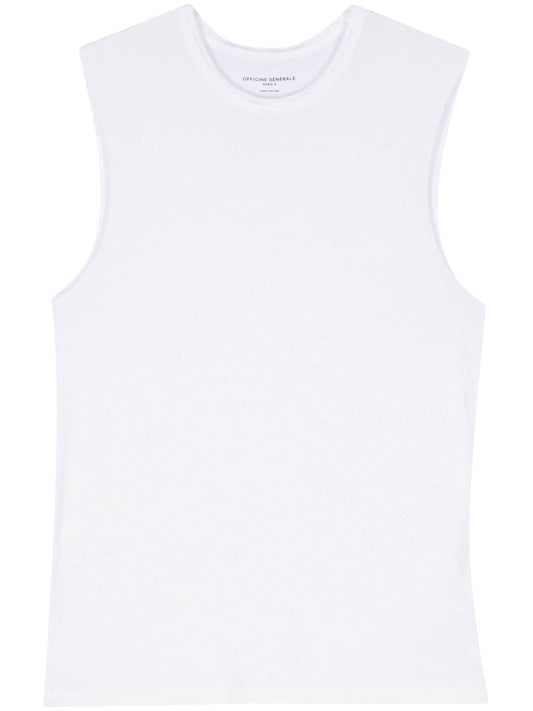 Off Officine General Tank Tee Lyocell綿 - Image 1