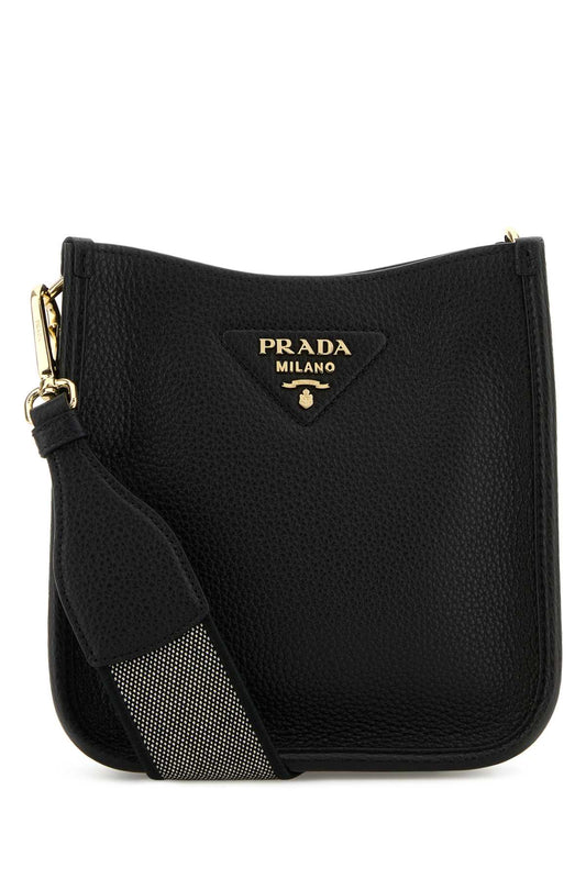Prada プラダブラックレザークロスボディバッグ - Image 1