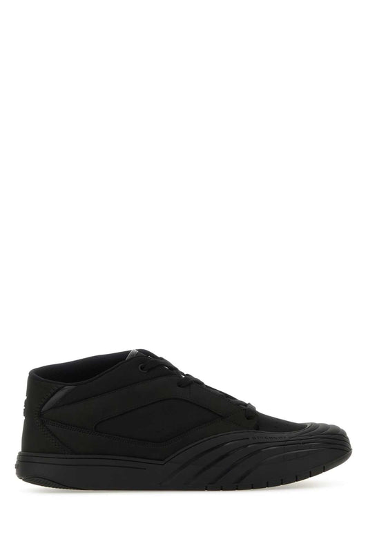 Givenchy Givenchy Black Fabric And Leather Skate Sneakers - Image 1