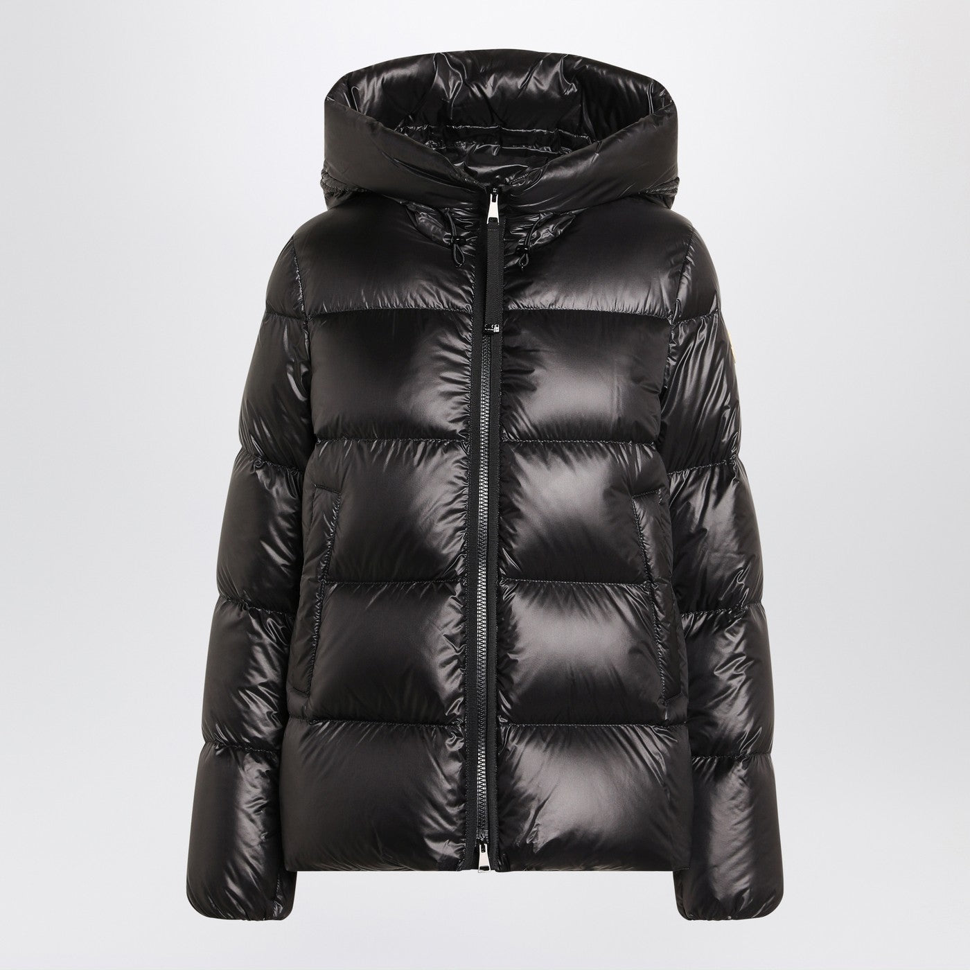 Moncler モンクラーシャイニーブラックジップジャケット - Image 1