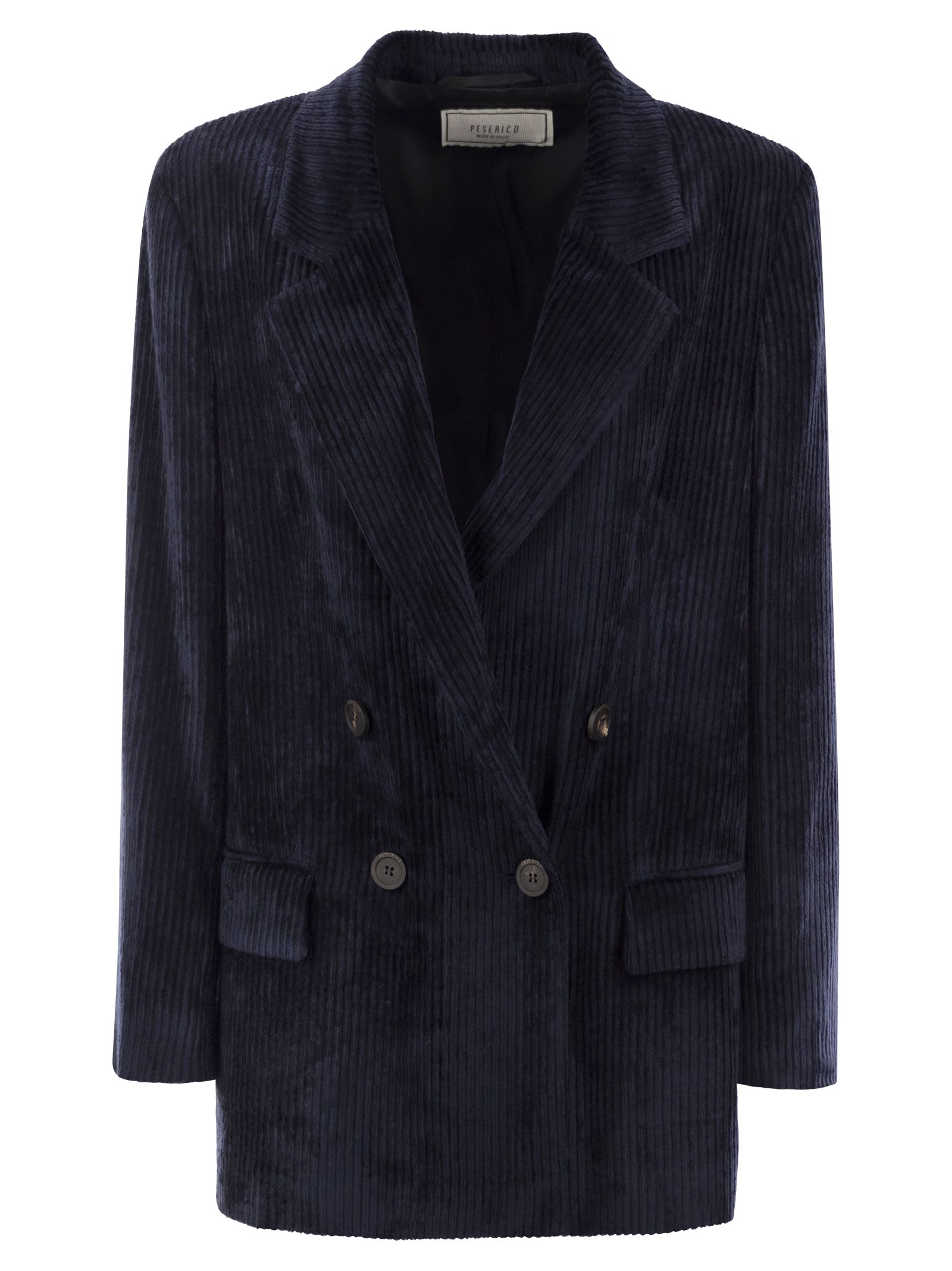 Peserico Peserico Velvet Double Breched Blazer - Image 1