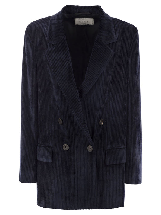 Peserico Peserico Velvet Double Breched Blazer - Image 1