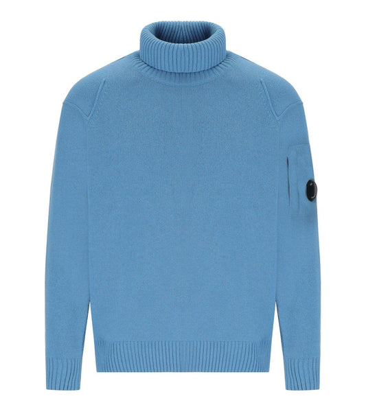 C C.P.会社GRS Aegean Blue Turtleneckセーター - Image 1