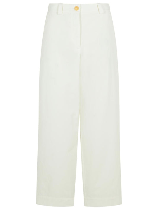 Khaite Khaite Gari '白いコットンパンツ - Image 1