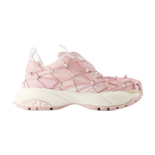 Versace スニーカーヴェルサーチレザーピンク - Image 1