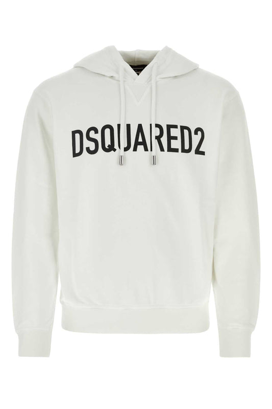 Dsquared2 Dsquared White Cotton Sweatshirt - Image 1